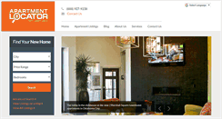 Desktop Screenshot of apartmentlocatorok.com
